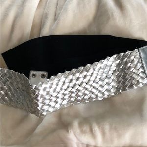 Eloquii stretch belt 22/24 silver